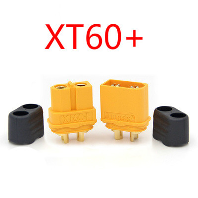 1pair XT60+ Sheath Housing Connector Plug, Amass Lithium Battery Discharging Terminal for Rc Lipo Model And More ► Photo 1/3