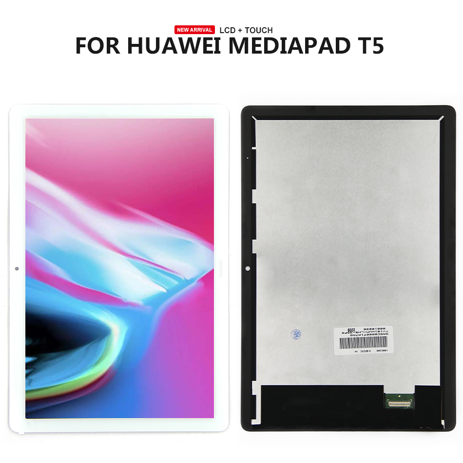 LCD Screen for Huawei MediaPad T5 AGS2-AL03, AGS2-AL09 (White)(With Logo)