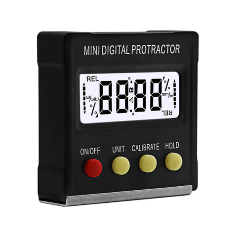 360Degree Mini Digital Protractor Inclinometer Electronic Level Box Magnetic Base Measuring Tools ► Photo 1/5