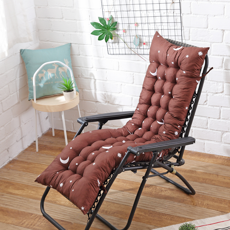 Solid long Cushion Mat For Recliner Rocking Rattan Chair Folding Thick  Garden Sun Lounge Seat Cushion Sofa Tatami Mat No Chair - AliExpress