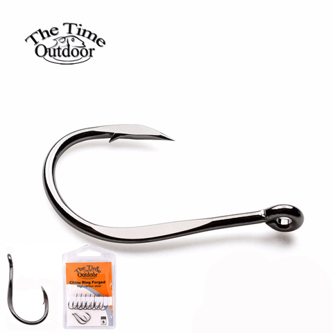 Super Sharped Fishing Hooks Chinu Ring Forged High Carbon Steel Fish Hook Hight Quality ► Photo 1/6