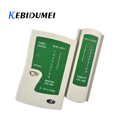 kebidumei RJ45 RJ11Cat5 Cat6 LAN Cable Tester  Handheld Network Cable Tester Wire Telephone Line Detector Tracker Tool kit ► Photo 1/6