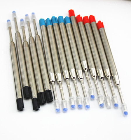 10 Pcs /Lot, ( Black )BALLPOINT Pen Refill For ,New Design Pen Rods / Wholesale price luxury metal gel pen refill ► Photo 1/4
