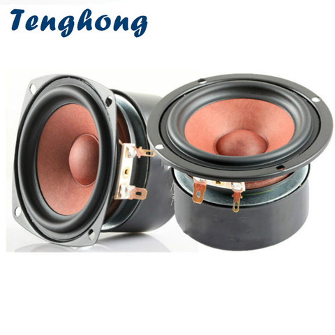 Tenghong 2pcs 3 Inch Audio Speaker 4Ohm 8Ohm 20W Full Range Hifi Stereo Bookshelf Speakers Desktop Loudspeaker For DIY ► Photo 1/6