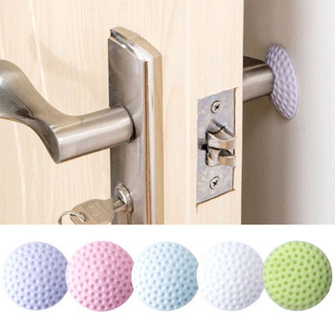 Soft Rubber Pad To Protect The Wall Self Adhesive Door Stopper Golf Modelling Door Fender Stickers(White/Blue/Pink/Green/Purple) ► Photo 1/6