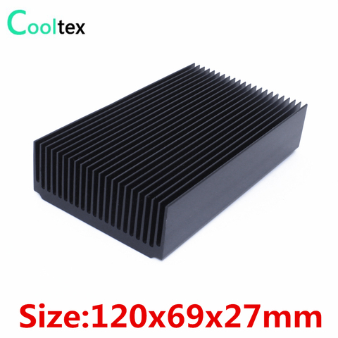 High power 120x69x27mm Aluminum heatsink Extruded  heat sink  radiator for Electronic LED heat dissipation cooler cooling ► Photo 1/3