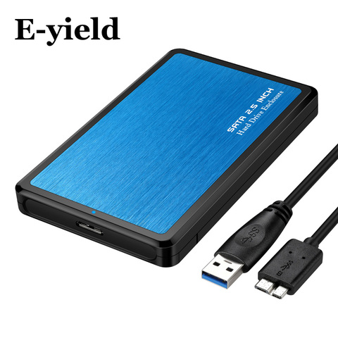 2.5 inch  USB3.0 to Sata  HDD Case Tool Free Support 6TB UASP Protocol Hard Drive Enclosure Aluminum & ABS Material ► Photo 1/6