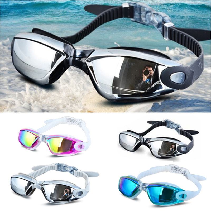 Anti-Fog Adults Swimming Goggles UV Protection Swim Glasses for Women Men
