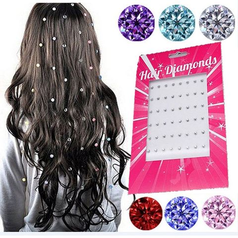 2 Bags Beautiful Hot Drilling Crystal Glass Rhinestone Hairdressing Women Fashion New Stylish Hair Dress Accessories Headwear ► Photo 1/6