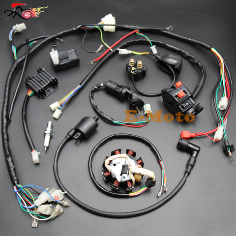 ALL ELECTRICS Full Kit Coil Cdi Harness Zongshen Loncin 250cc Hummer Atomik ATV - Foto 12