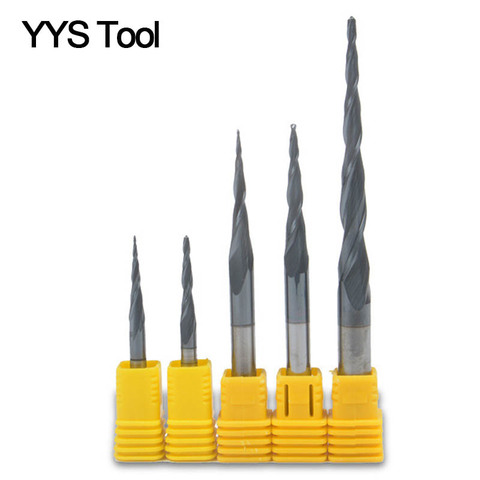 HRC60 CNC Nano Coating Tungsten Carbide 6mm 8mm Shank 2 Flutes Ball Nose Head Spiral Milling Cutter Engraving Tool Ball End Mill ► Photo 1/5