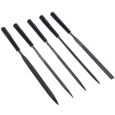 5Pc Steel Needle File Set Files For Metal Glass Stone Jewelry Wood Carving Craft Tool ► Photo 1/4