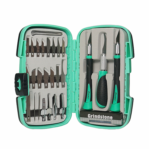 Proskit PD-395A Multifunctional knife woodworking tools Set for carving tools Pro'skit Prokits chisel kit (30 groups) ► Photo 1/5