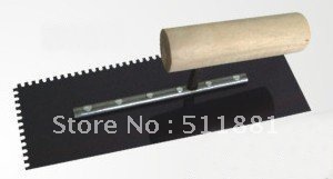 NCCTEC notched trowel 3mm x 3mm teeth Wooden Handled ► Photo 1/1