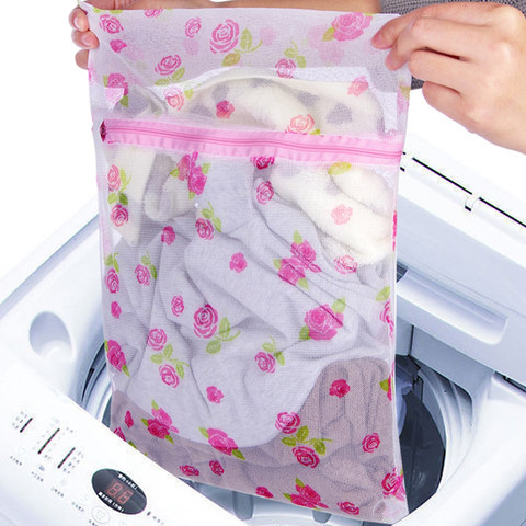 Home Use Lingerie Washing Mesh Clothing Underwear Organizer Washing Bag  Useful Mesh Net Bra Wash Bag zipper Laundry Bag - AliExpress