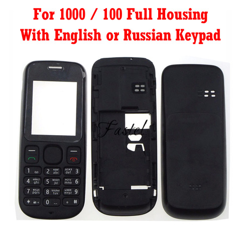 For Nokia 100 1000 New Full Complete Phone Housing Cover Case + English or Russian or Arabic Keypad ► Photo 1/5