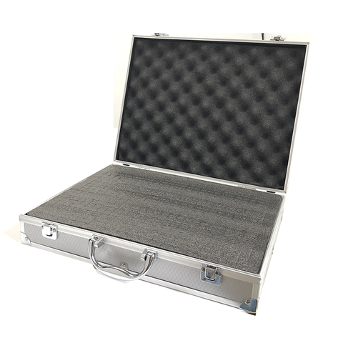 Aluminum Alloy Tool Case Outdoor Safety Equipment Box Portable Safety Instrument Case Suitcase Portable Tool Box 370x285x80mm ► Photo 1/1
