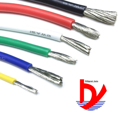 Heat-resistant cable wire Soft silicone wire 12AWG 14AWG 16AWG 18AWG 20AWG 22AWG 24AWG 26AWG 28AWG 30AWG heat-resistant silicone ► Photo 1/6