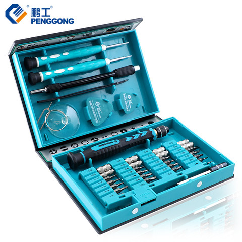 38 Pcs Screwdriver Set Precision Multipurpose Sleeve Screws Electronic Repair Tools Kit CR-V For Cell Phone IPhone ► Photo 1/6