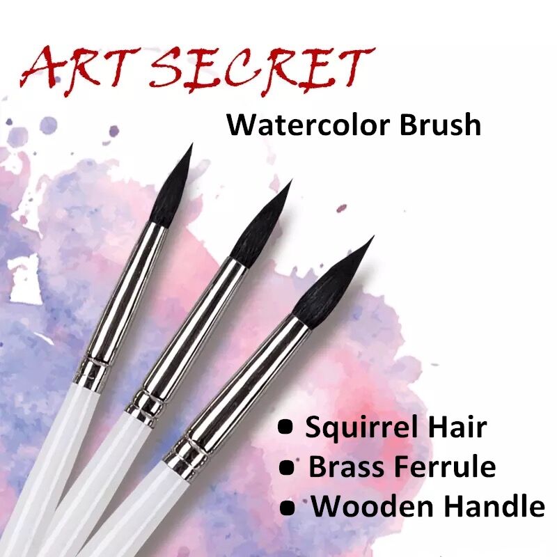Squirrel Hair Watercolor Brushes Set  Dainayw Watercolor Paint Brushes -  Watercolor - Aliexpress