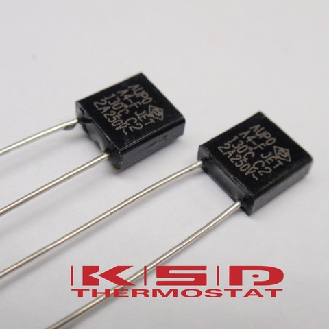 100pcs A2-1A-F 115 1A 250V degree Thermal Cutoff RH115 Thermal-Links Black Square Temperature Fuse  102/115/125/135/145/150 ► Photo 1/2