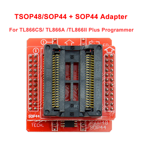 SOP44 Adapter + TSOP48/SOP44 V3 Board for TL866CS / TL866A/ TL866II Plus universal programmer usb only 100% Original ► Photo 1/6