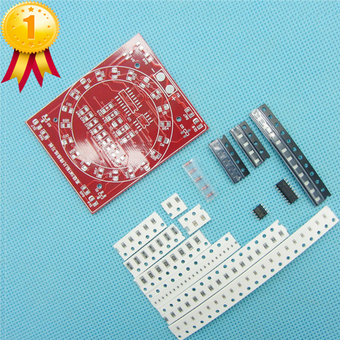 2016 New Both Sides SMT SMD Electronic Component Welding Practice Board  PCB Soldering  DIY Kit Skill Training Mini Version ► Photo 1/3