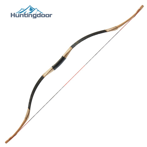 Recurve Long Bow Traditional Archery Horsebow Longbow with Case Left and Right Handed for Practice Target Hunting 30-50lbs ► Photo 1/6