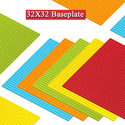 Classic 32*32 Dots Small Size Baseplate Base Plate Board Parts City DIY Construction Building Blocks Bricks Toys For Kids Gifts ► Photo 1/5