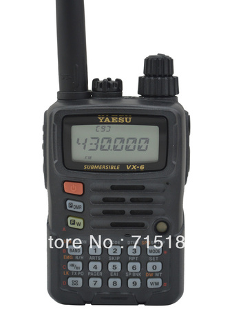 100% NEW Original 2014 New Yaesu VX-6R Portable Ham Two Way  Radio Submersible FM Transceiver Yaesu VX 6R Radio ► Photo 1/1