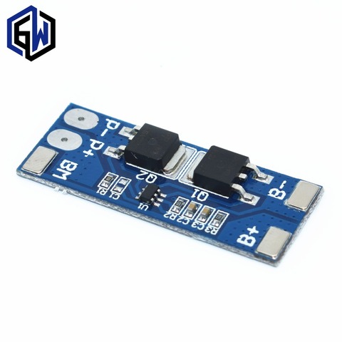 2 series 7.4V lithium battery protection board 8A working current 15A current limit/Overcharge discharge protection ► Photo 1/1