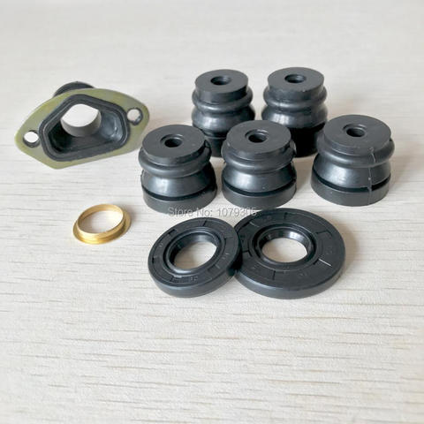 Chinese Chainsaw Oil Seal Annular Rubber Damper Intake Manifold Kit For 45CC 52CC 58CC 4500 5200 5800 Spare Parts ► Photo 1/5