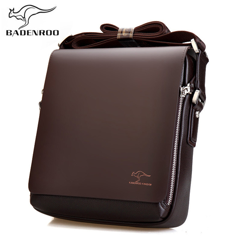 Badenroo Brand Leather Male Bags Fashion Men Shoulder Bags Business Briefcase Casual Messenger Bags Man Hot Sales Crossbody Bags ► Photo 1/6