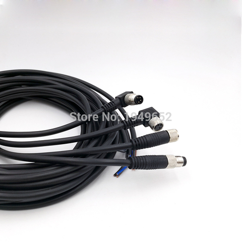 M8 Sensor Connector Waterproof plug Male&Female 3 4Pin +2m PVC line A Type ► Photo 1/5