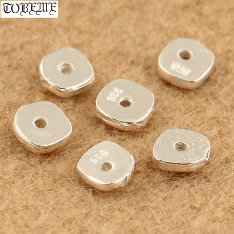 925 Silver Jewelry Spacers Real Sterling Silver Solid Beads Pure Silver Jewelry Beads Jewelry Spacers ► Photo 1/2