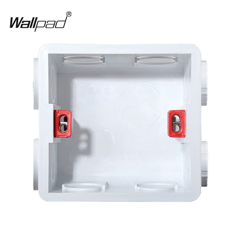Mounting Box for 86*86mm Wall Switch and Socket Wallpad Cassette Universal White Wall Back Junction Box ► Photo 1/6