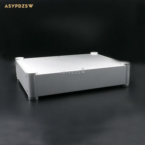 3206 Amplifier aluminum rounded chassis Preamplifier/DAC/Amp case Decoder/Tube amp enclosure box 320*76*250mm ► Photo 1/3