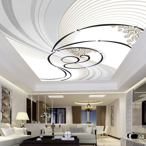 3D Wallpaper Custom Mural Non-woven Printed Wall Paper Abstract Art Living Room Roof Ceiling Wall Painting Wallpaper Murals 3D ► Photo 1/5
