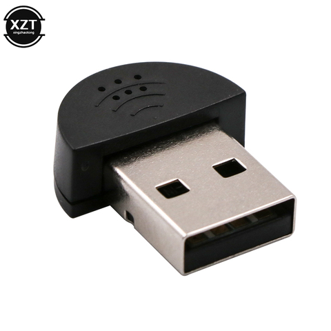 Super Mini USB 2.0 Microphone MIC Audio Adapter Portable Studio Speech Driver Free for Laptop/Notebook/PC/MSN/Skype ► Photo 1/6
