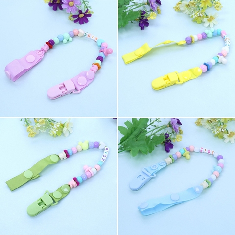 Toddlers Kids Pacifier Clips Soother Holder Cartoon Baby Pacifier Clip Pacifier Chain Dummy Clip Nipple Holder For Nipples ► Photo 1/6