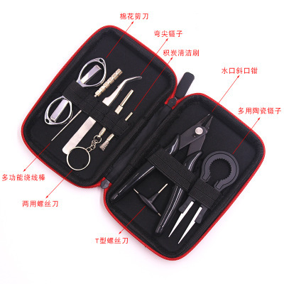 X9 Mini Vape DIY Tool Bag Tweezers Pliers Wire Heaters Kit Coil Jig Winding For Packing Electronic Cigarette Accessories ► Photo 1/1
