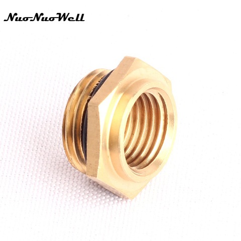 3pcs NuoNuoWell M18 to M14 Thread 100% Brass Connector for Garden Irrigation Watering Water Gun Adapter  Sprayer Hose Fittings ► Photo 1/4