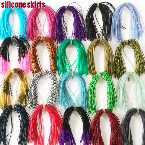 2022 NEW Special 20Bundles 50strands silicone skirts  fly tying materials High quality! ► Photo 1/1