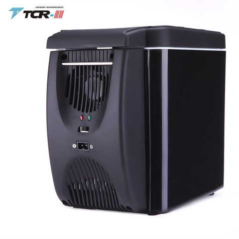 TTCR-II Portable Cooler 6L Mini Fridge DC12V Car Refrigerator Student Dormitory Cooling Box Touch Freezer Silent auto fridge ► Photo 1/6