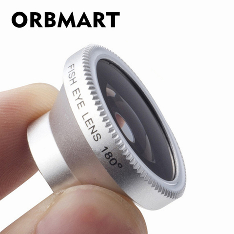 ORBMART Detachable 180 Angle Fish Eye Fisheye Lens For iPhone 5s 6 6s Plus HTC Samsung Galaxy S5 S6 Note 3 Xiaomi Redmi Meizu LG ► Photo 1/5