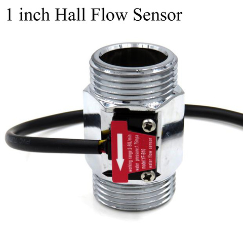 1 Inch Water Flow Hall Sensor Switch Flow Meter DN25 flowmeter sensor flowmeter water flow sensor ► Photo 1/6