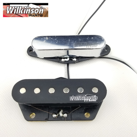 TL Wilkinson Tele Pickups Tele Eleciric Guitar Pickups Chrome Silver WOVT ► Photo 1/6