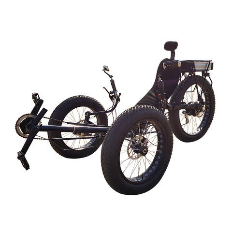 Outdoor Off Roading Adult Fat Tyre Electric Recumbent Trike ► Photo 1/6