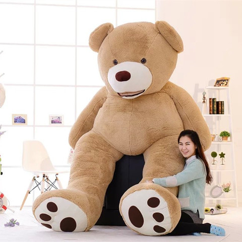 100-260cm Cheap unstuffed America Giant Teddy Bear Plush Toy Soft Teddy Bear Skin Birthday Valentine's Gifts For Girl Kid's Toy ► Photo 1/6