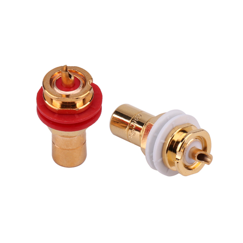 Sindax CMC Gold-plated RCA Plug Socket Connectors RCA connector Plug CMC-816-U For CD Player DIY Set Of RCA Jack  2PCS ► Photo 1/1